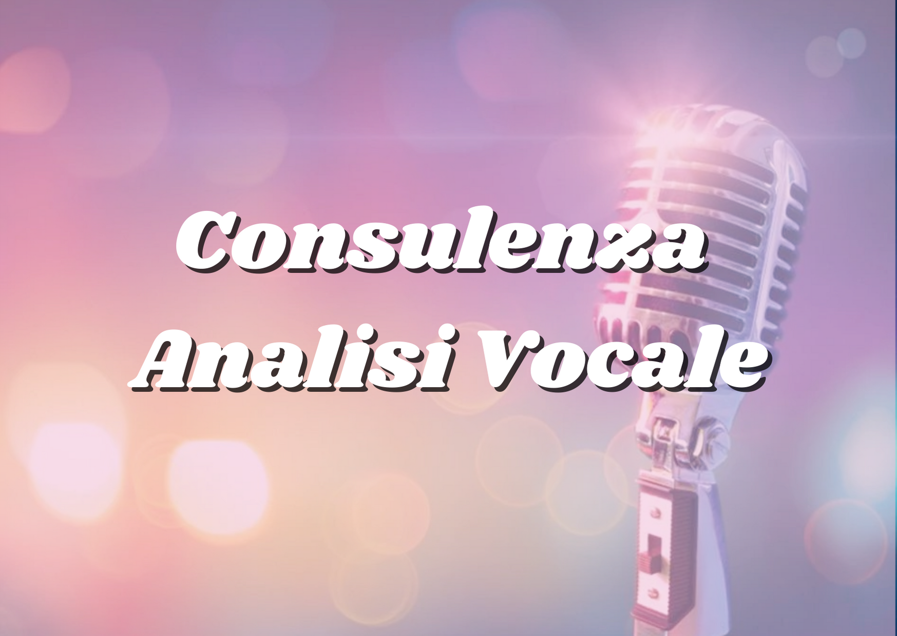 consulenza analisi vocale